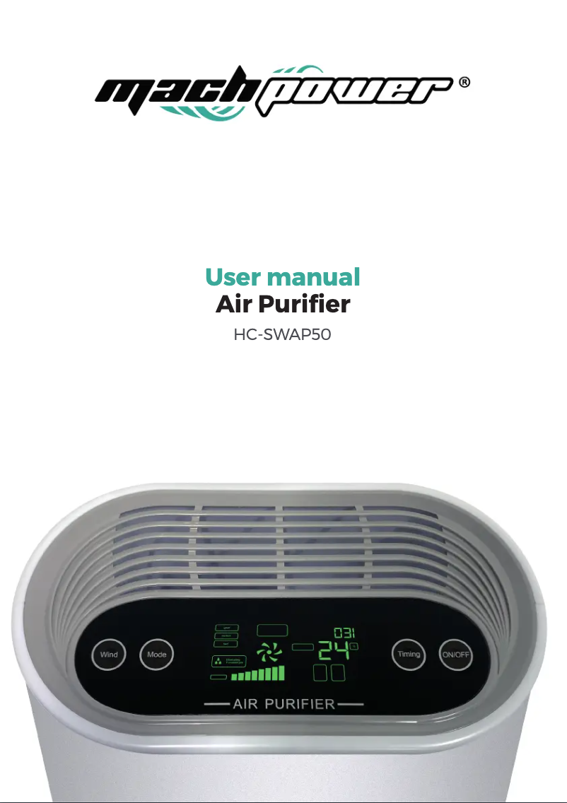 Image de la première page du manuel de l'appareil HC-SWAP50