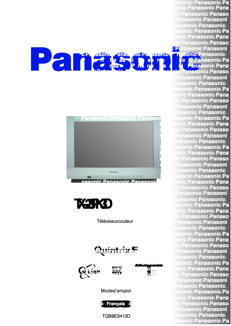Página 1 del manual Manual de usuario Panasonic TX-28PK3D