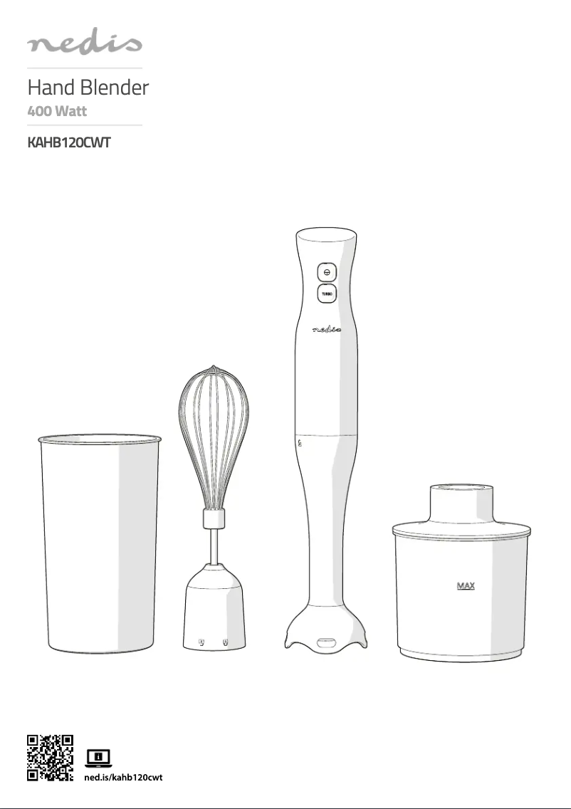 Page 1 de la notice Manuel utilisateur Nedis KAHB120CWT