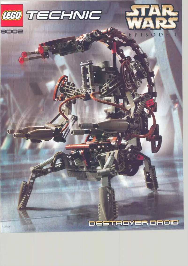 Page n°1 - Manuel utilisateur Lego Destroyer Droid (TM)