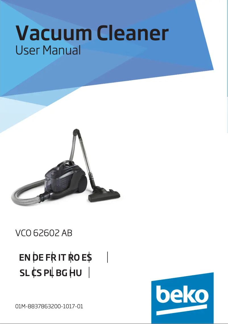 Image de la première page du manuel de l'appareil VCO62602A