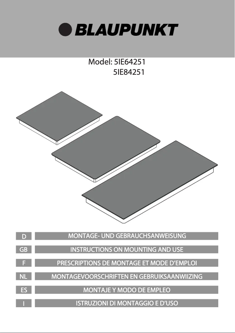 Página 1 del manual Manual de usuario Blaupunkt 5IE64251