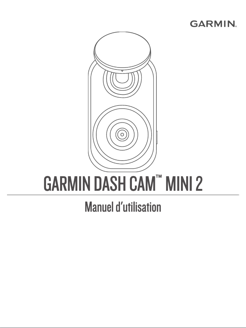 Image de la première page du manuel de l'appareil Dash Cam Mini 2