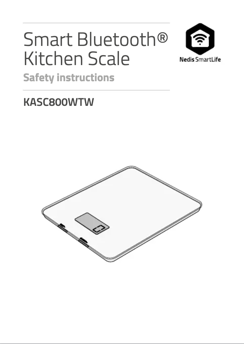 Página 1 del manual Manual de usuario Nedis KASC800WTW