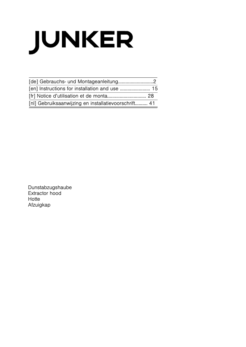 Image de la première page du manuel de l'appareil JD39AE50