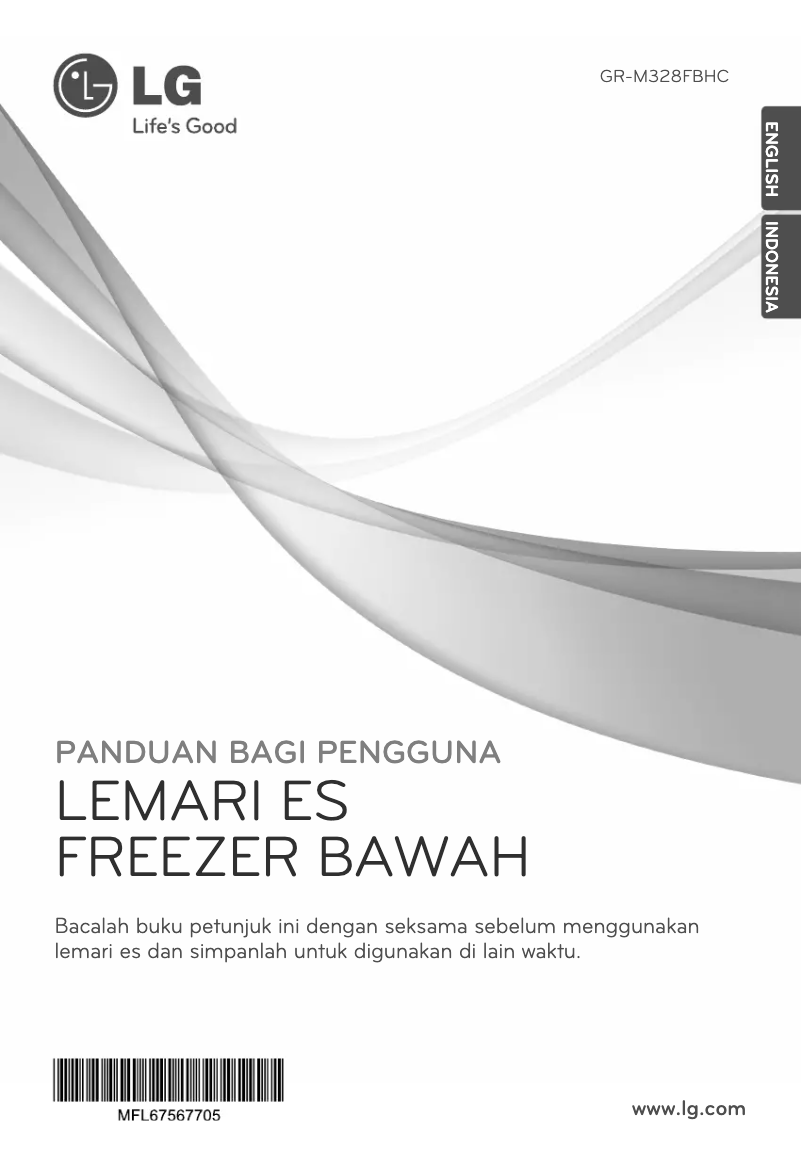 Page 1 de la notice Manuel utilisateur LG GR-M328FBHC