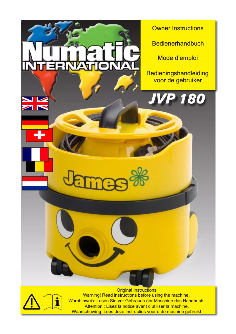 Image de la première page du manuel de l'appareil James JVH-187