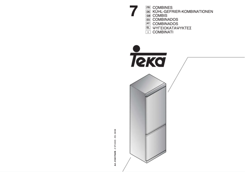 Image de la première page du manuel de l'appareil FRE CB 380 X
