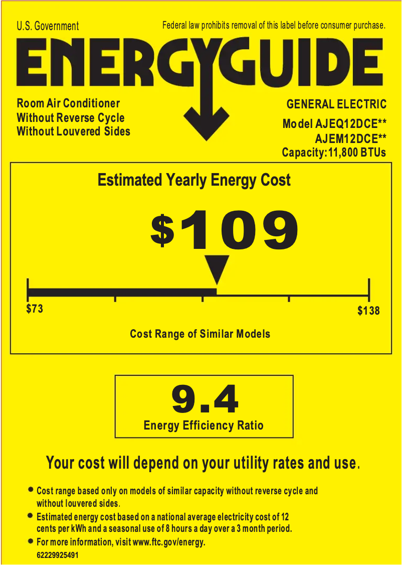 Imagen de la primera página del manual del dispositivo AJEQ12DCE