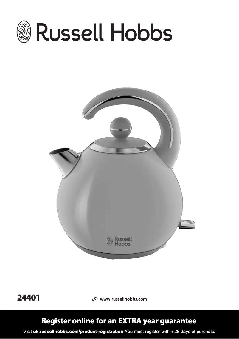 Página 1 del manual Manual de usuario Russell Hobbs Bubble 24401