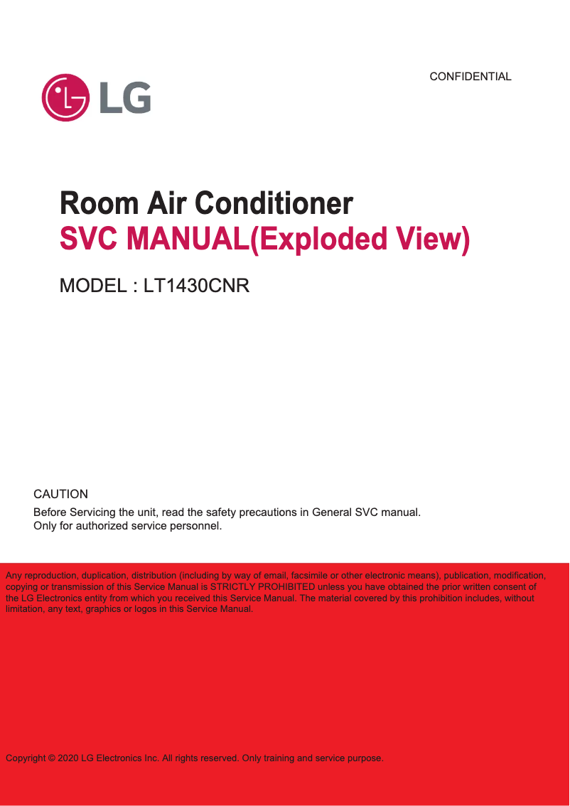Page 1 de la notice Guide d'installation LG LT1430CNR
