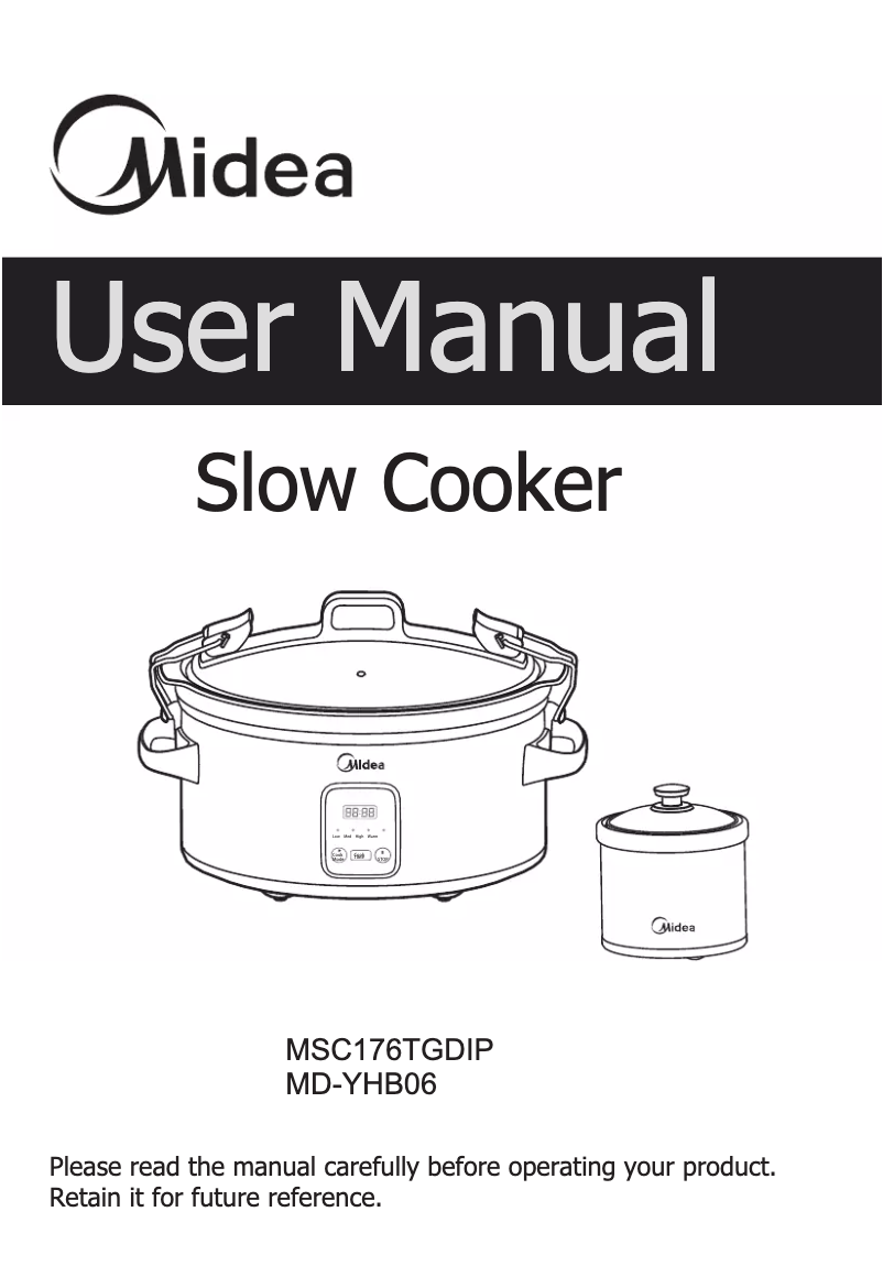 Image de la première page du manuel de l'appareil MSC176TGDIP
