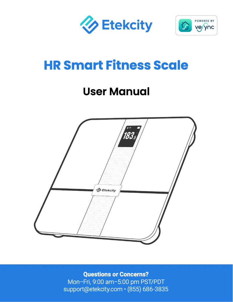 Página 1 del manual Manual de usuario Etekcity EFS-A591S-KUS