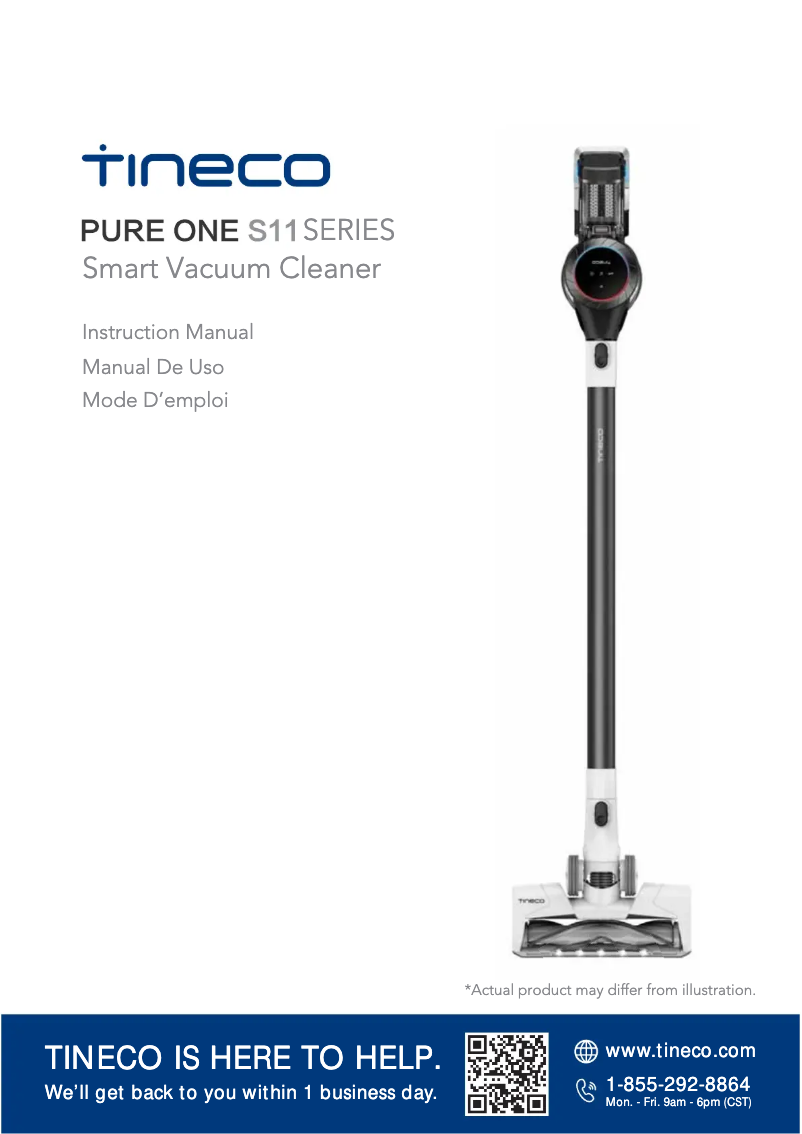 Page n°1 - Manuel utilisateur Tineco Pure One S11