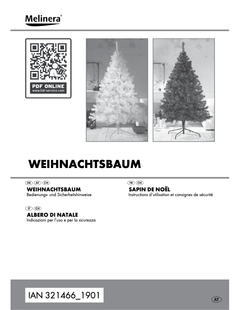 Page 1 de la notice Manuel utilisateur Melinera HG05368A