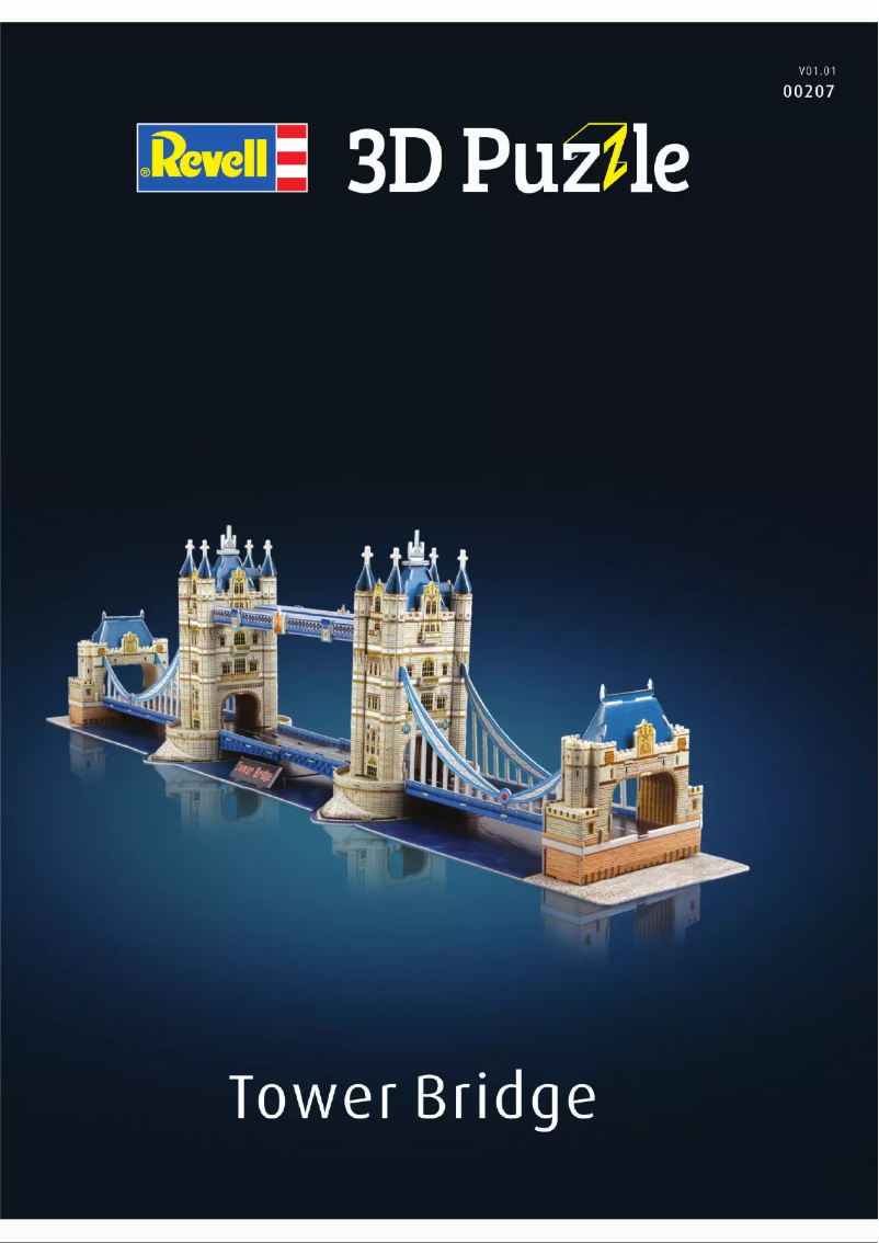 Image de la première page du manuel de l'appareil 3D Puzzle Tower Bridge