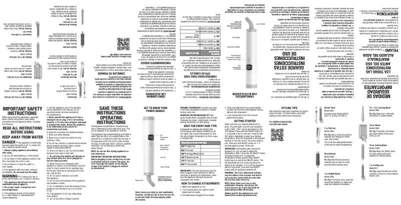 Página 1 del manual Manual de usuario Conair CB08