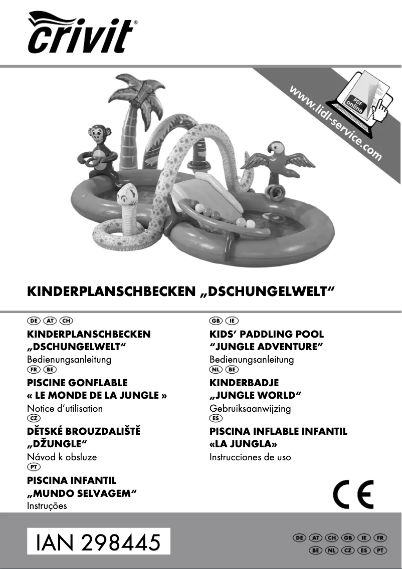 Página 1 del manual Manual de usuario Crivit IAN 298445