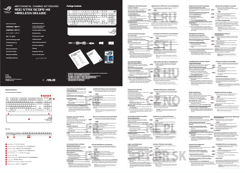 Page 1 de la notice Manuel utilisateur Asus ROG Strix Scope NX Wireless Deluxe