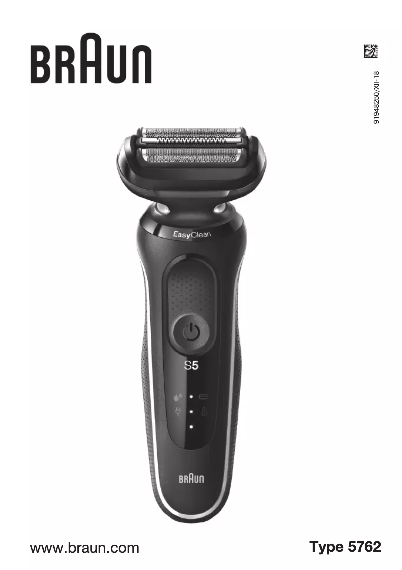 Page 1 de la notice Manuel utilisateur Braun Series 5 50-W1000s