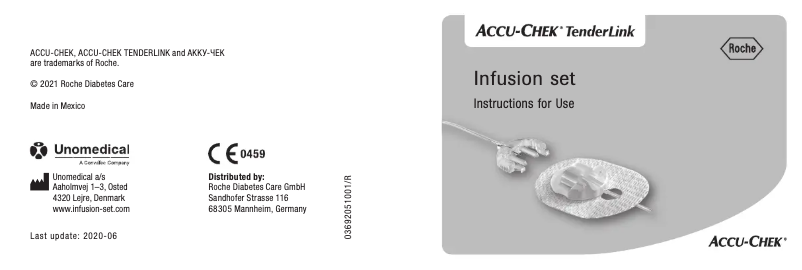 Page 1 de la notice Manuel utilisateur Accu-Chek TenderLink