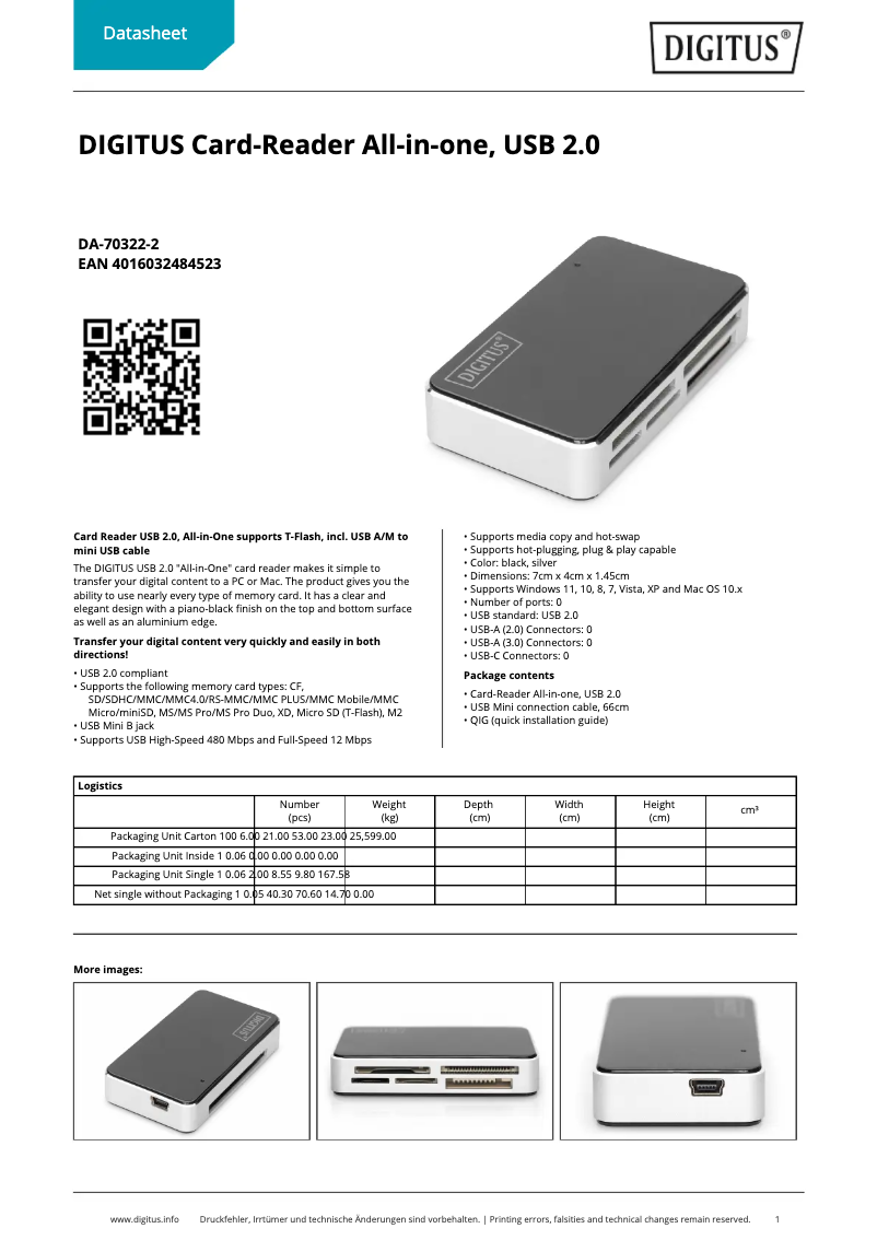 Image de la première page du manuel de l'appareil DA-70322-2