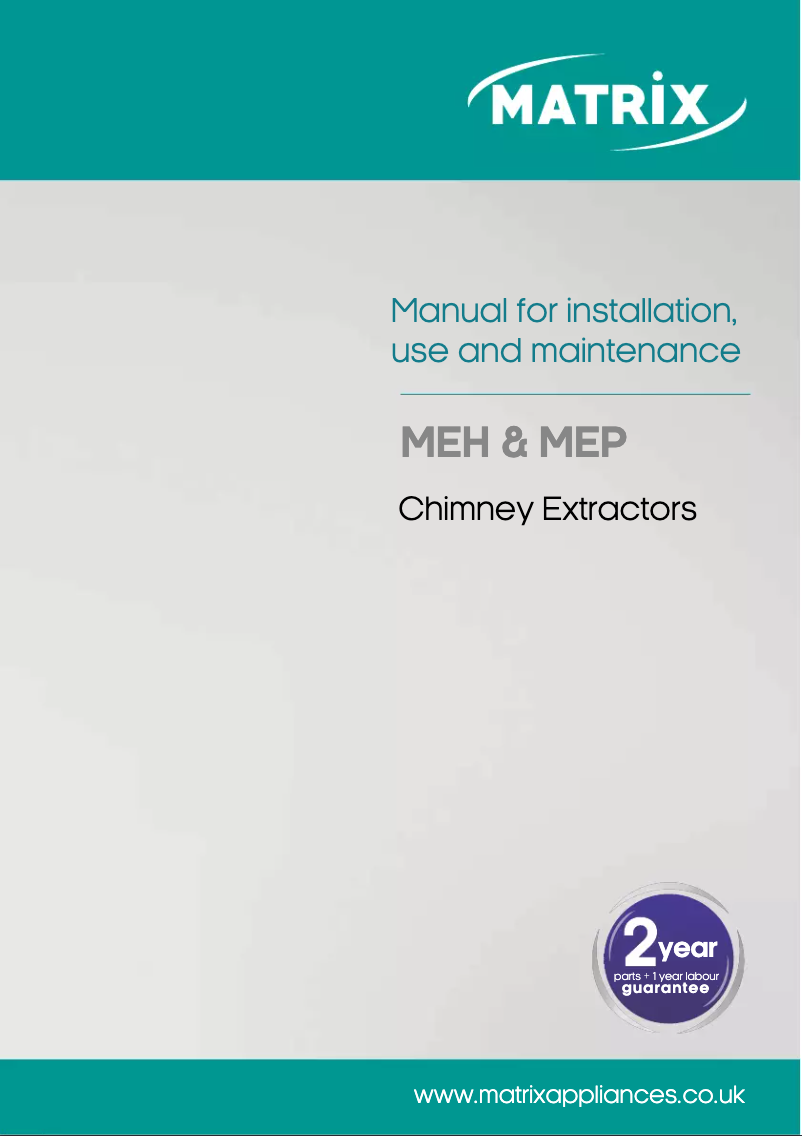 Page n°1 - Manuel utilisateur Matrix MEP901SS