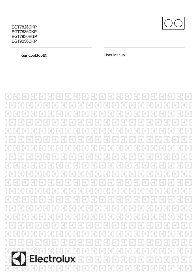 Page n°1 - Manuel utilisateur Electrolux EGT7836CKPC