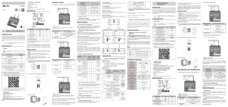Page n°1 - Manuel utilisateur Somfy io