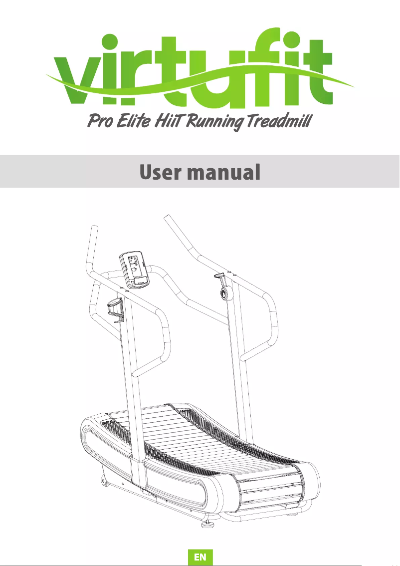 Page n°1 - Manuel utilisateur VirtuFit Pro Elite HiiT