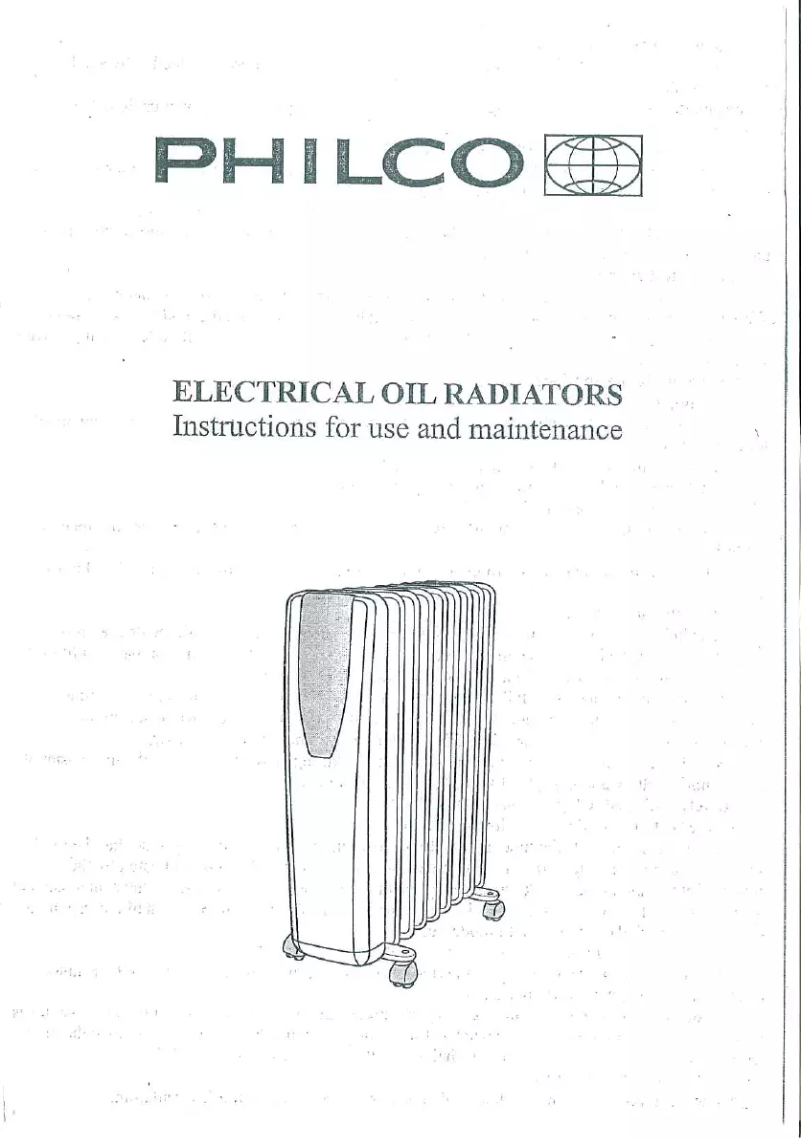 Page 1 de la notice Manuel utilisateur Philco PH0920FD3G