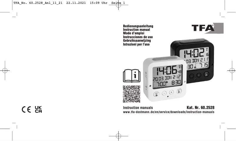 Image de la première page du manuel de l'appareil Bingo 60.2528.01