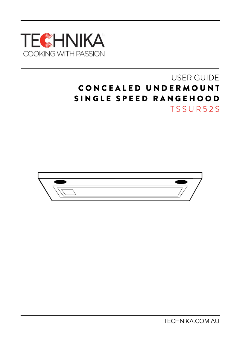 Page 1 de la notice Manuel utilisateur Technika TGU52S