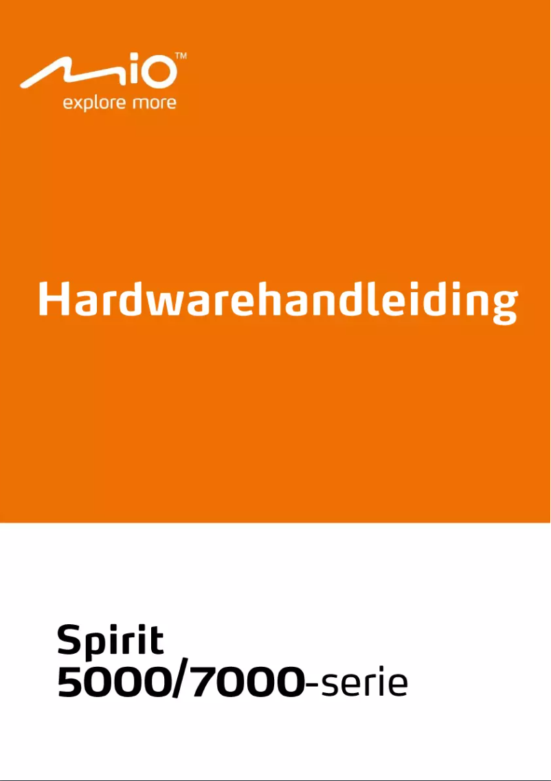 Page 1 de la notice Manuel utilisateur Mio Spirit 7500
