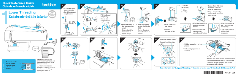 Image de la première page du manuel de l'appareil XB2500