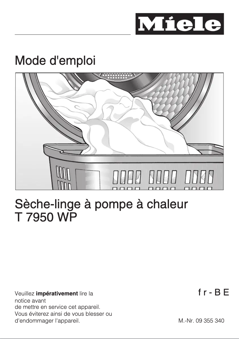 Image de la première page du manuel de l'appareil T 7950 WP