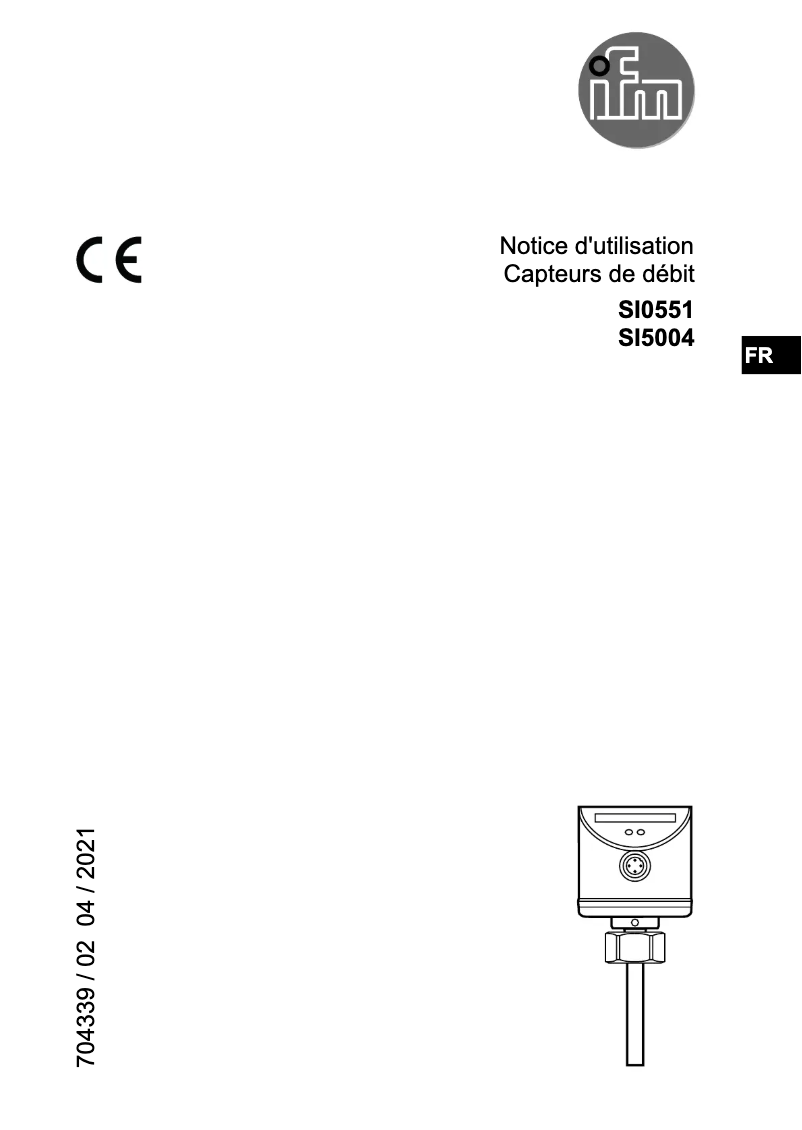 Page n°1 - Manuel utilisateur IFM SI5004