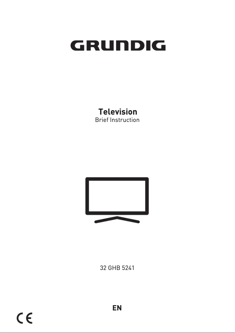Page 1 de la notice Manuel utilisateur Grundig 32 GHB 5241