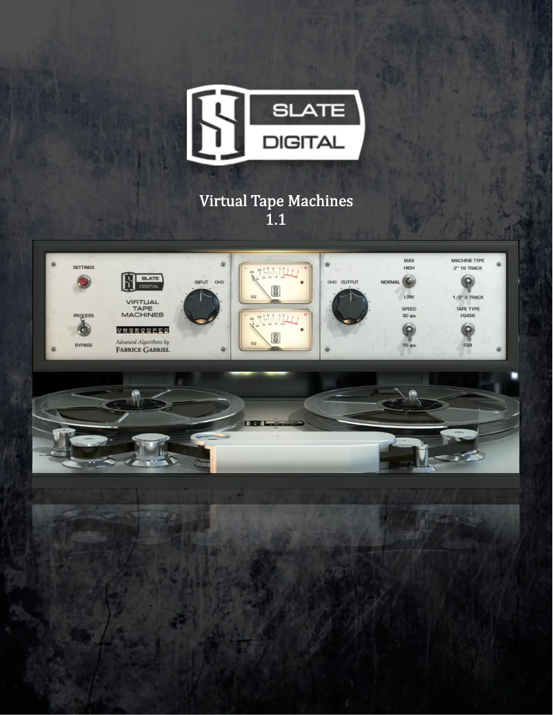 First page image of the manual for Virtual Tape Machines