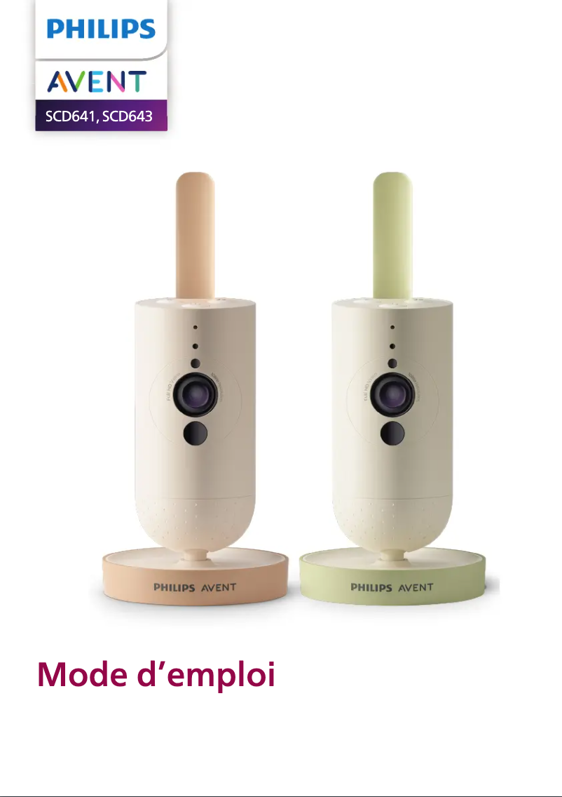 Page 1 of the manual User Manual Philips Avent SCD643