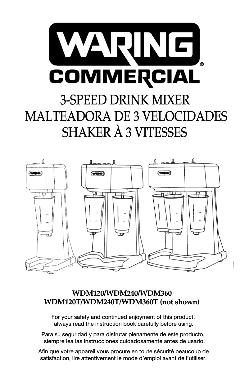 Imagen de la primera página del manual del dispositivo WDM240