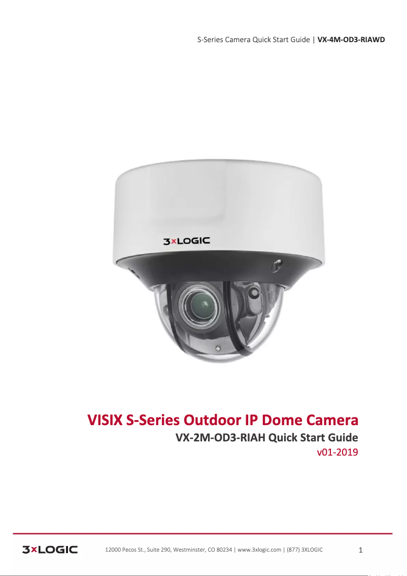 Imagen de la primera página del manual del dispositivo VX-4M-OD3-RIAWD