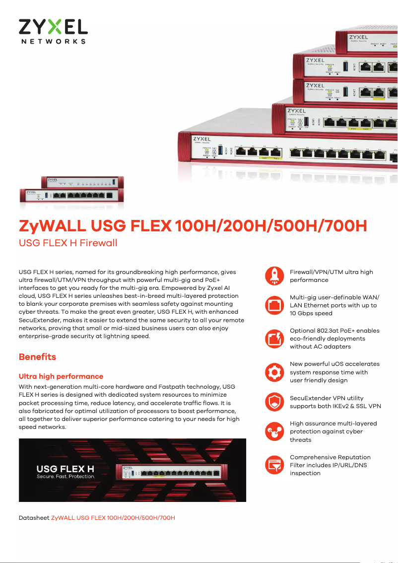 Image de la première page du manuel de l'appareil USG Flex 200H