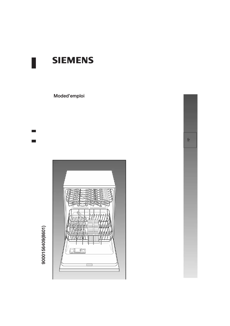 Page n°1 - Manuel utilisateur Siemens SE35M254EU