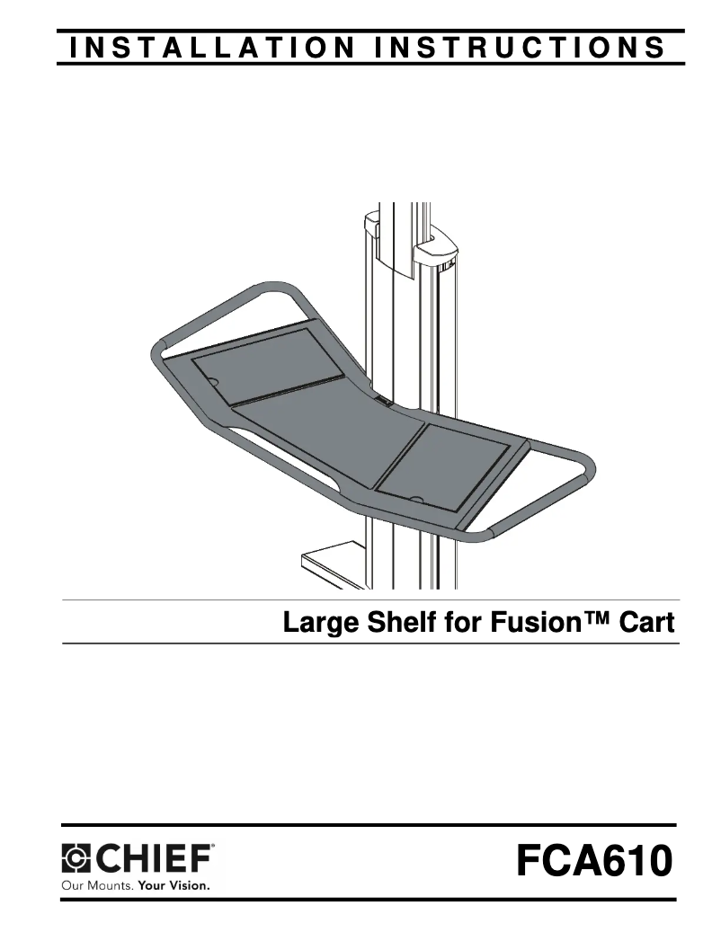 Page n°1 - Manuel utilisateur Chief FCA610
