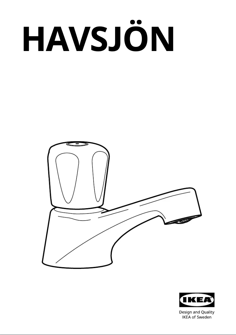 Image de la première page du manuel de l'appareil HAVSJÖN 604.879.46