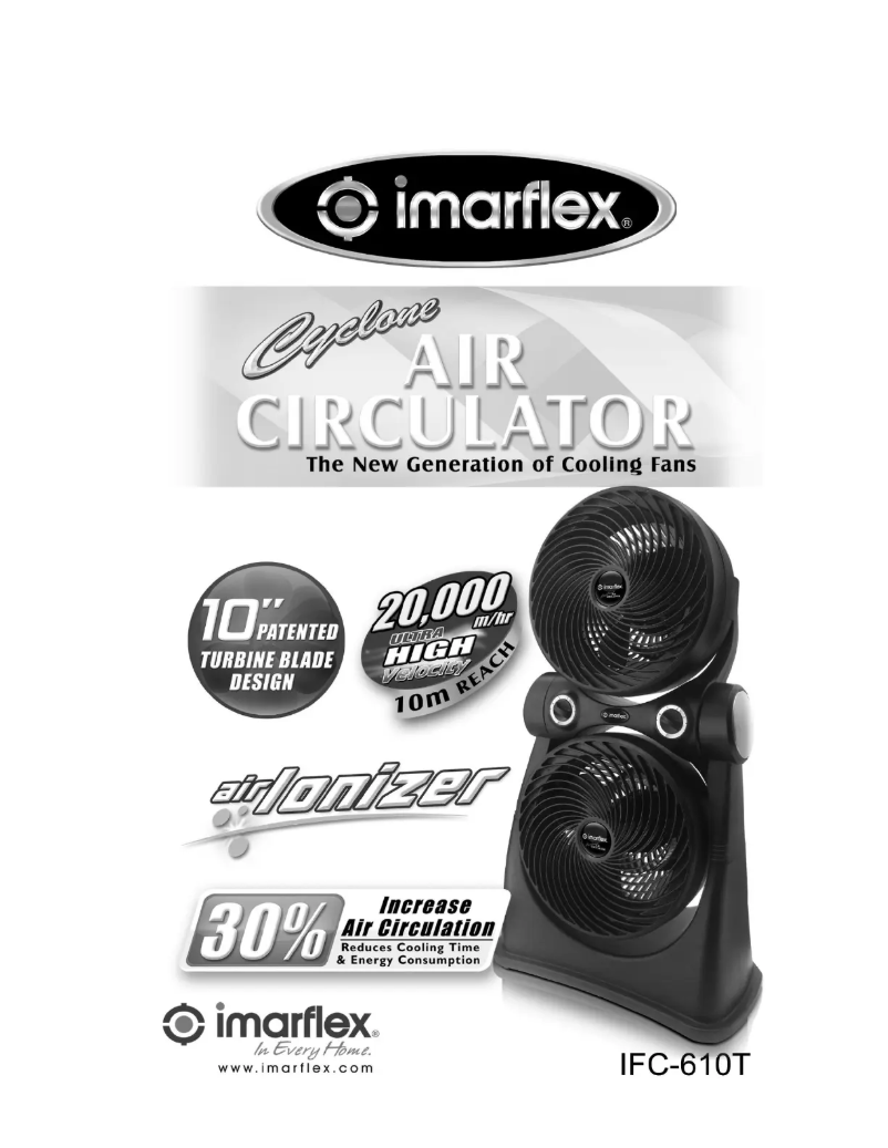 Page n°1 - Manuel utilisateur Imarflex IFC-610T