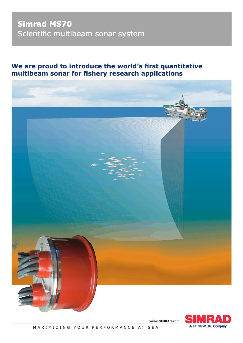 Image de la première page du manuel de l'appareil MS70