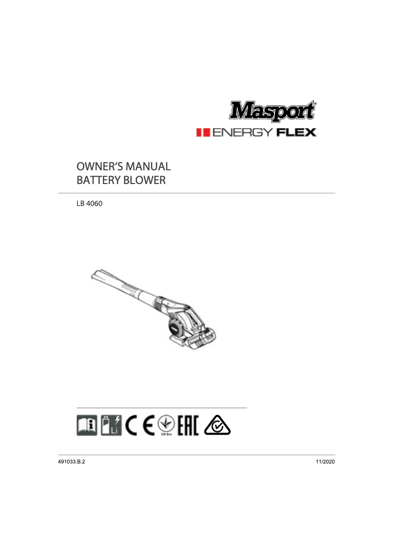 Image de la première page du manuel de l'appareil LB 4060