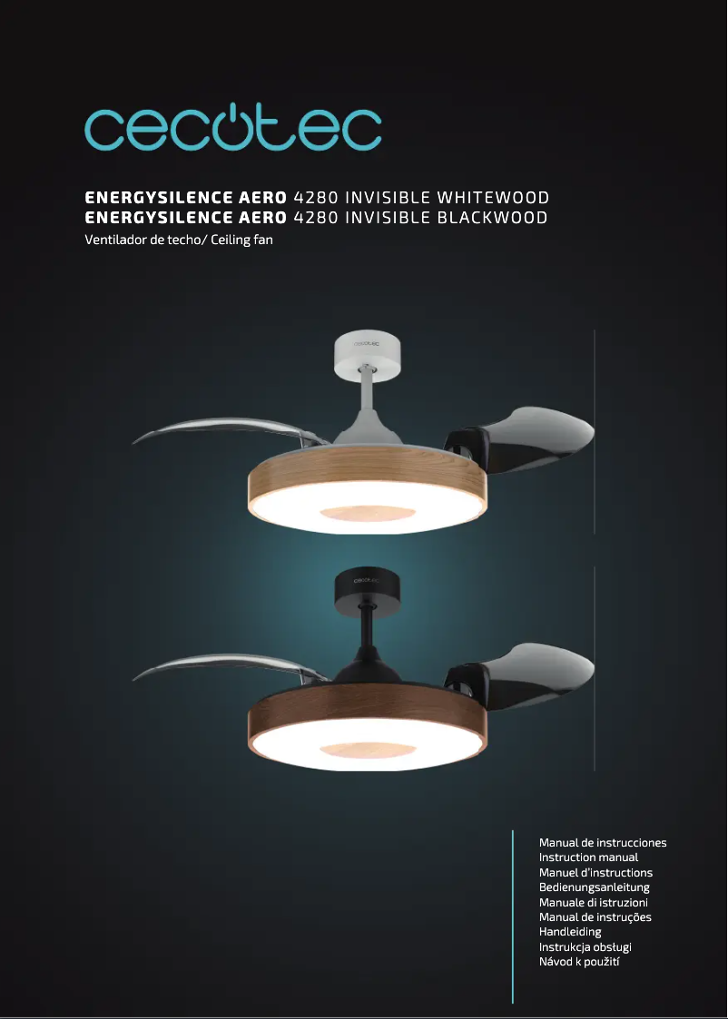 Image de la première page du manuel de l'appareil EnergySile Aero 4280 Invisible